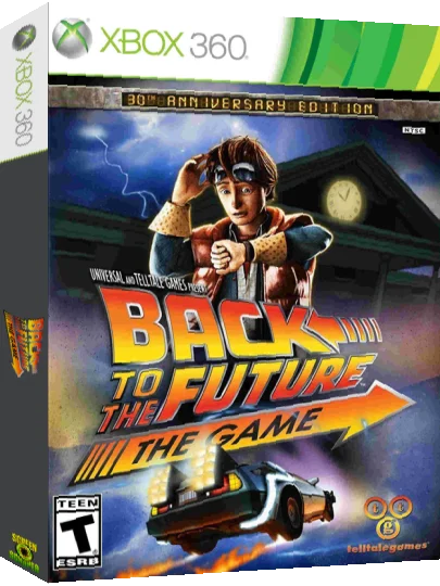 Back to the Future - The Game - 30th Anniversary Edition — box-3D (US)