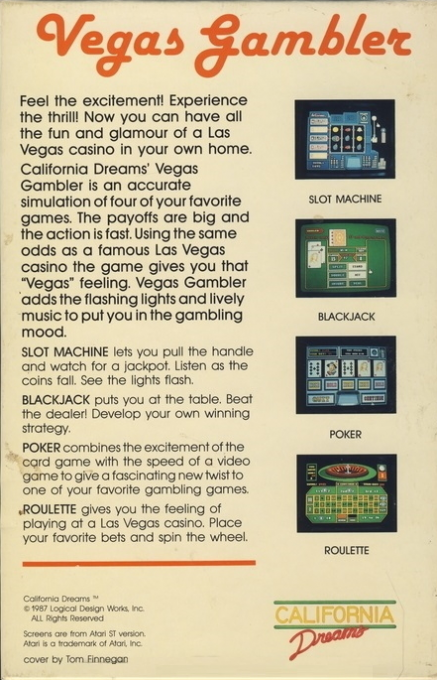 Vegas Gambler — box-2D-back (US)