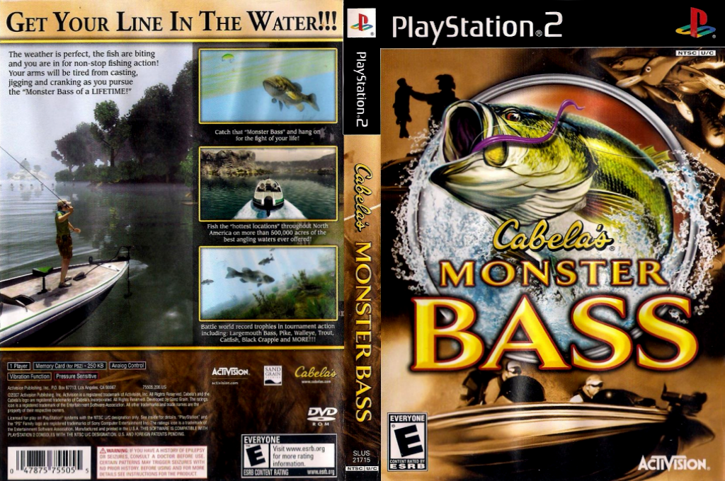 Cabela's Monster Bass — box-texture (US)