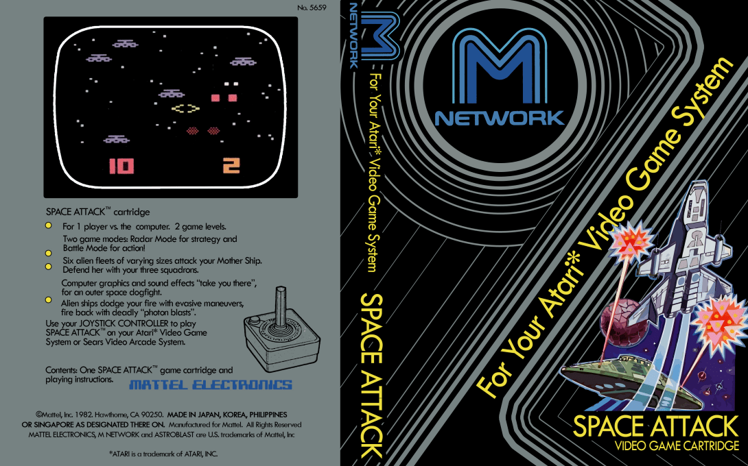Space Attack — box-texture (US)