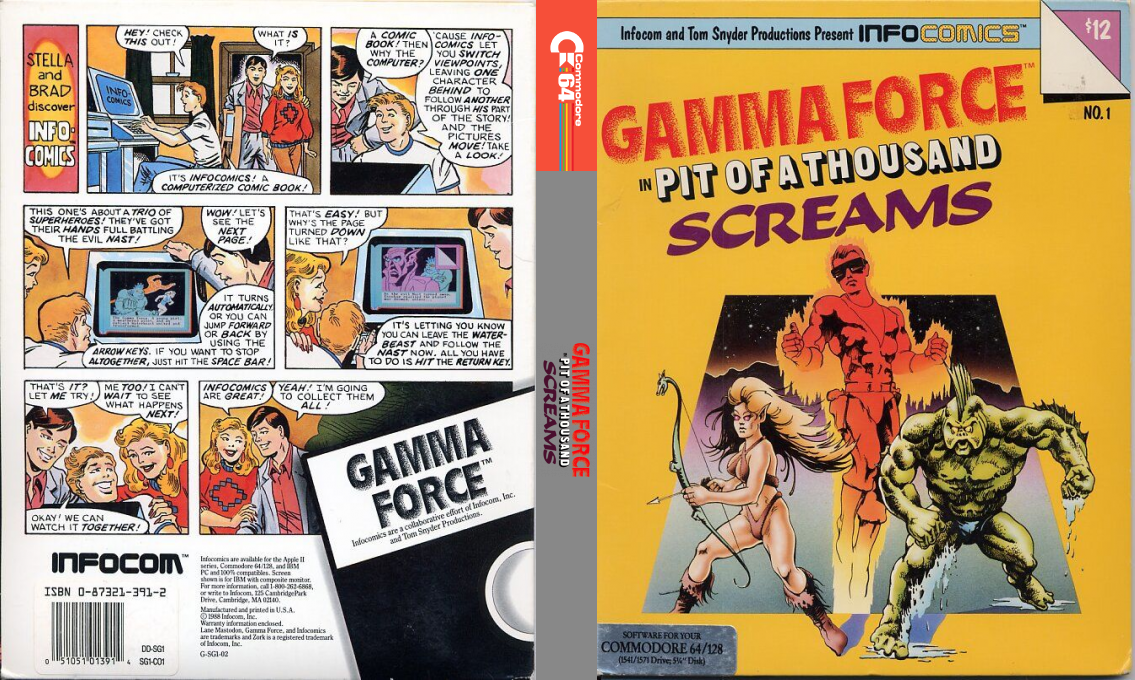 Gamma Force in Pit of a Thousand Screams — box-texture (US)