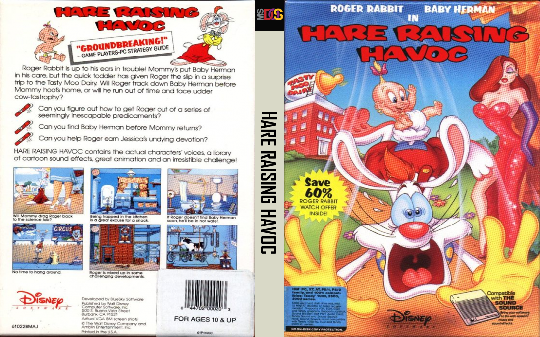 Hare Raising Havoc — box-texture (US)