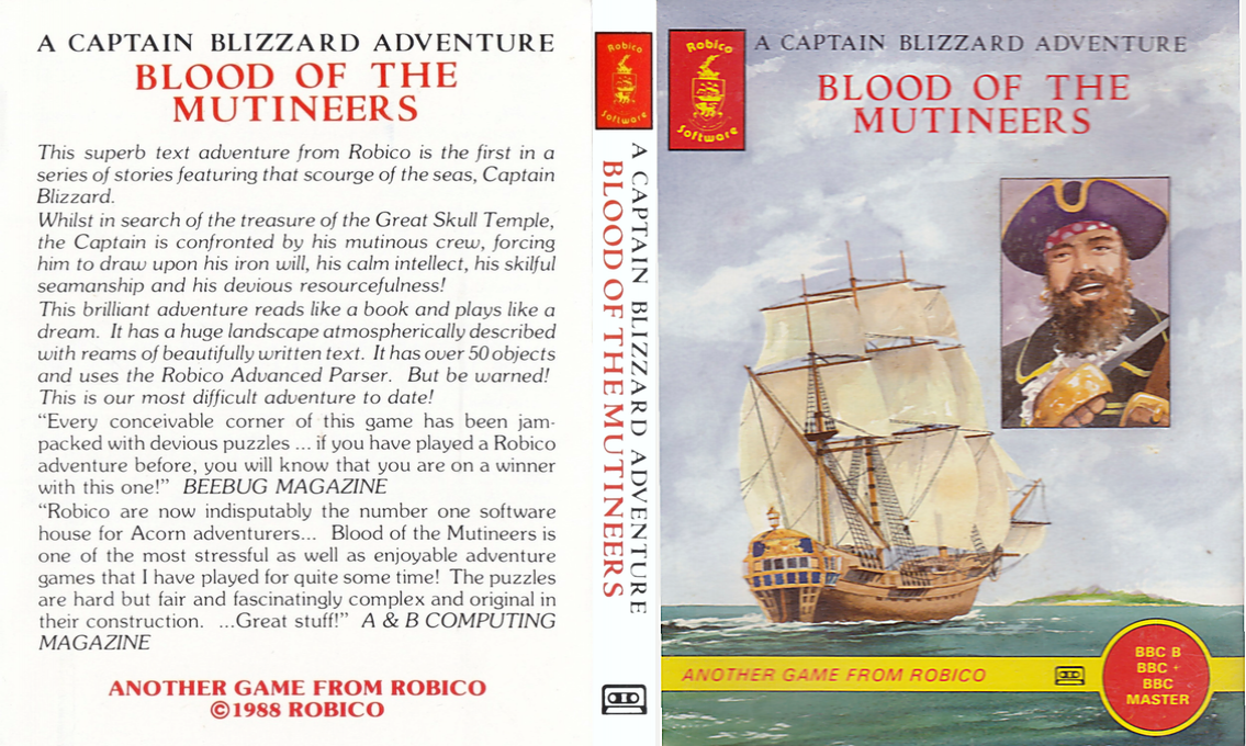 Blood Of The Mutineers - A Captain Blizzard Adventure — box-texture (EU)