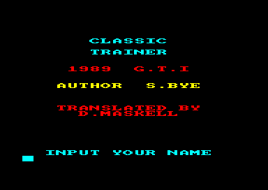 Classic Trainer — sstitle (EU)