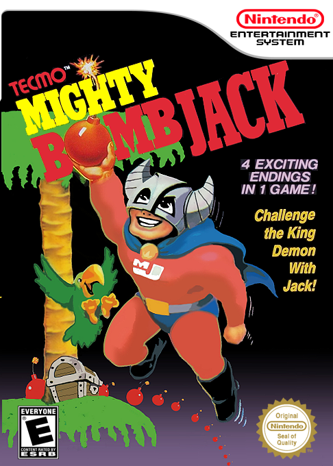 Mighty Bomb Jack box art