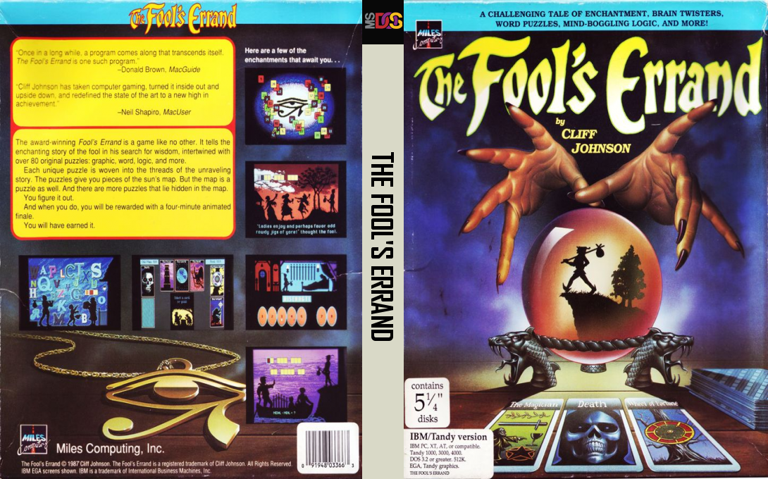 Fool's Errand, The — box-texture (US)