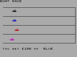 Boat Race — ss (WOR)