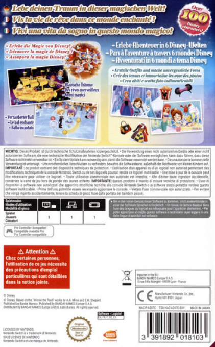 Disney Magical World 2: Enchanted Edition — box-2D-back (DE)