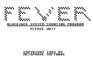 Fever : Blackjack System Counting Program — sstitle (WOR)