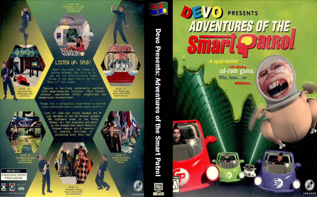 Devo Presents: Adventures of the Smart Patrol — box-texture (WOR)