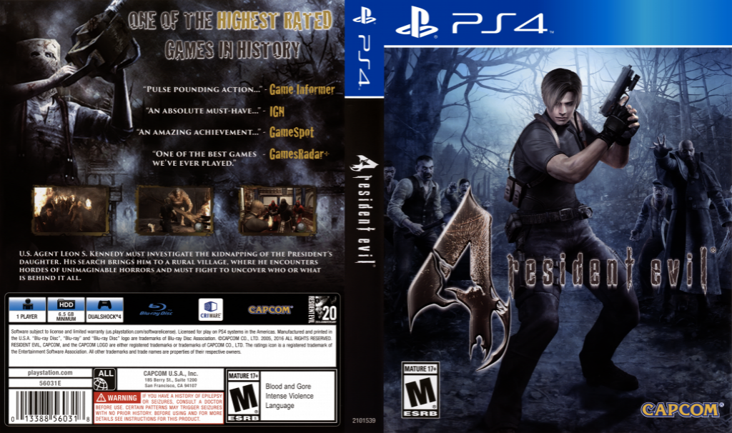 Resident Evil 4 — box-texture (US)