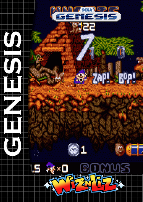 Wiz 'n' Liz - The Frantic Wabbit Wescue — box-2D (SS)