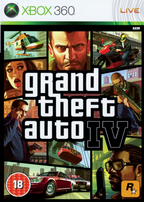 Grand Theft Auto IV — box-2D (UK)