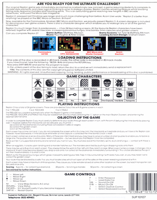 Repton 3 - Repton Thru Time — box-2D-back (EU)