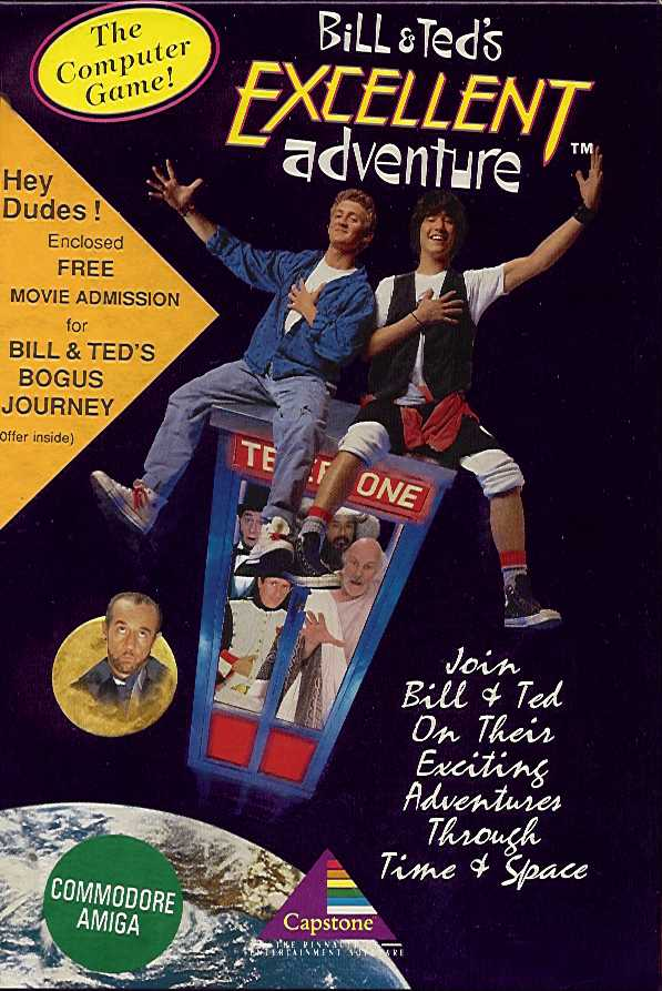 Bill And Ted's Excellent Adventure box art