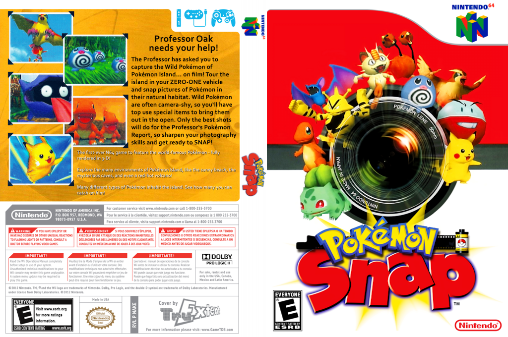 Pokémon Snap — box-texture (US)