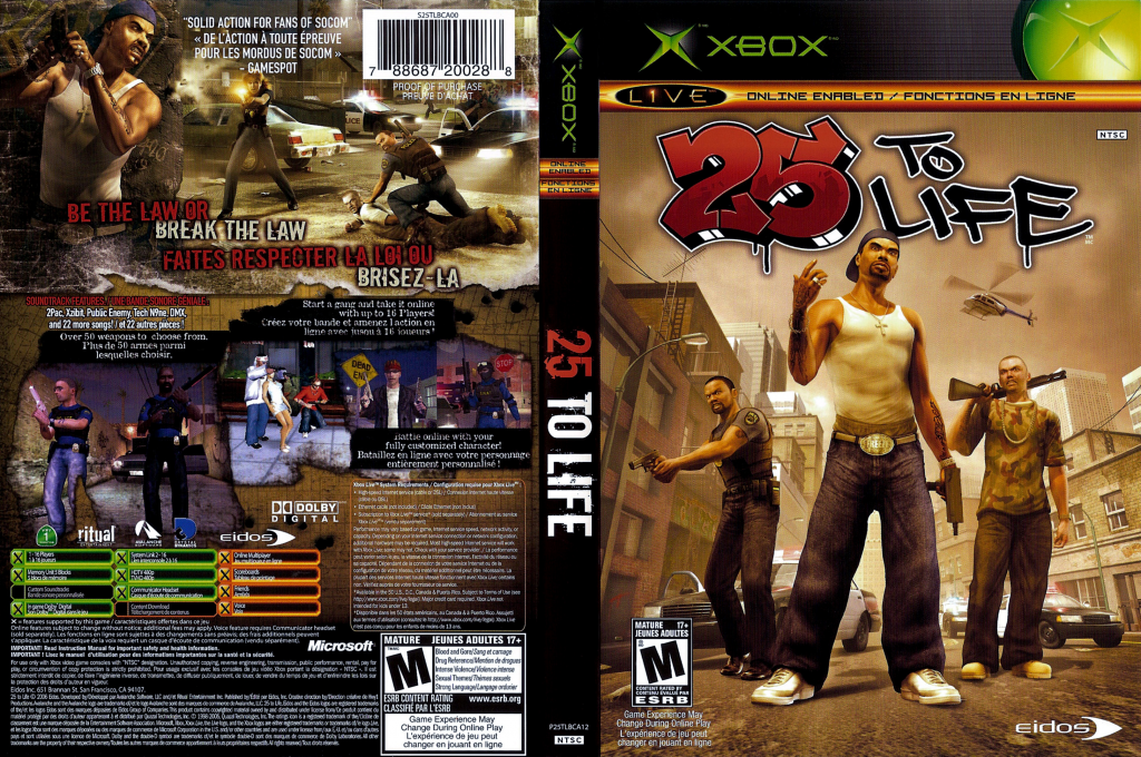 25 to Life — box-texture (CA)