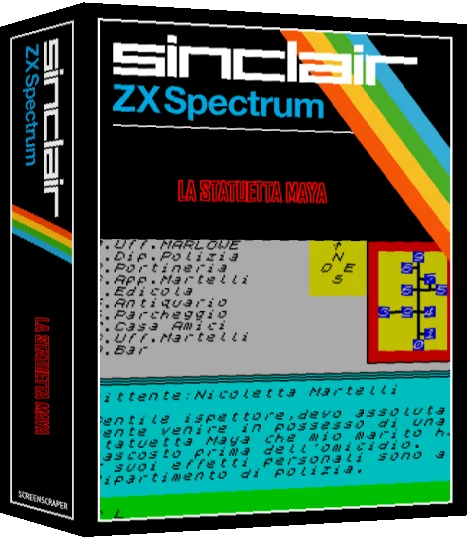 Statuetta Maya, La — box-3D (SS)