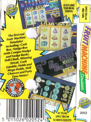 Fruit Machine Simulator - Cash Bash — box-2D-back (EU)