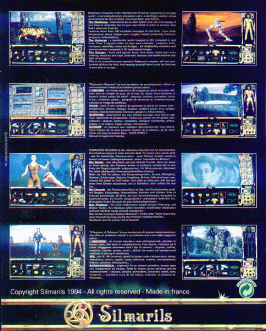 Robinson's Requiem — box-2D-back (EU)
