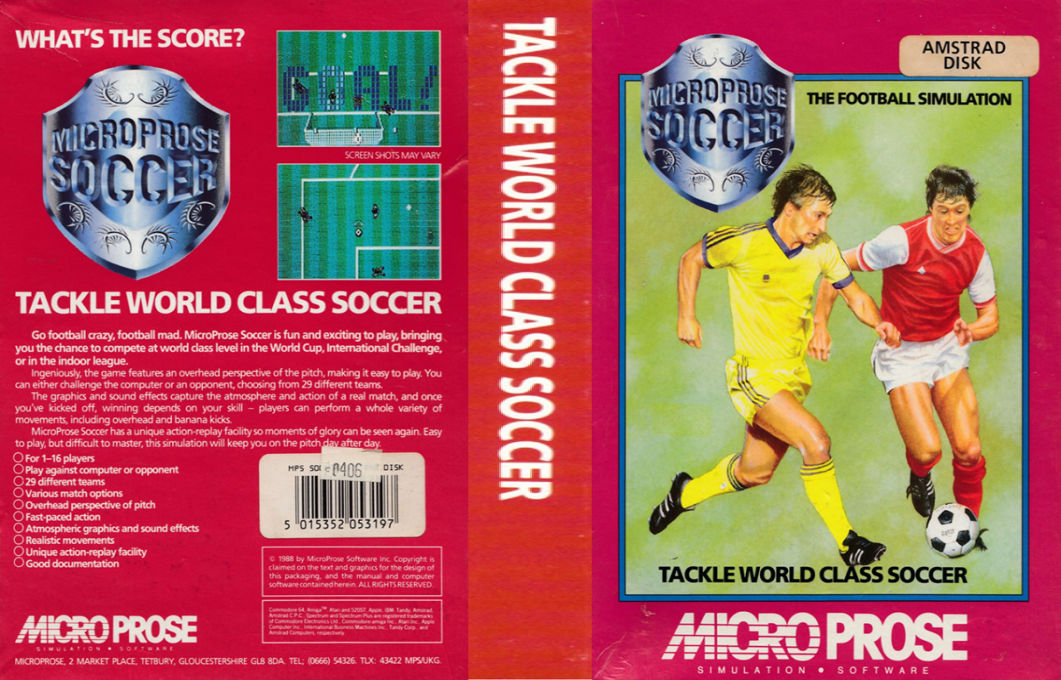 Microprose Soccer — box-texture (EU)