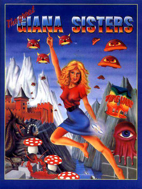 Great Giana Sisters, The box art