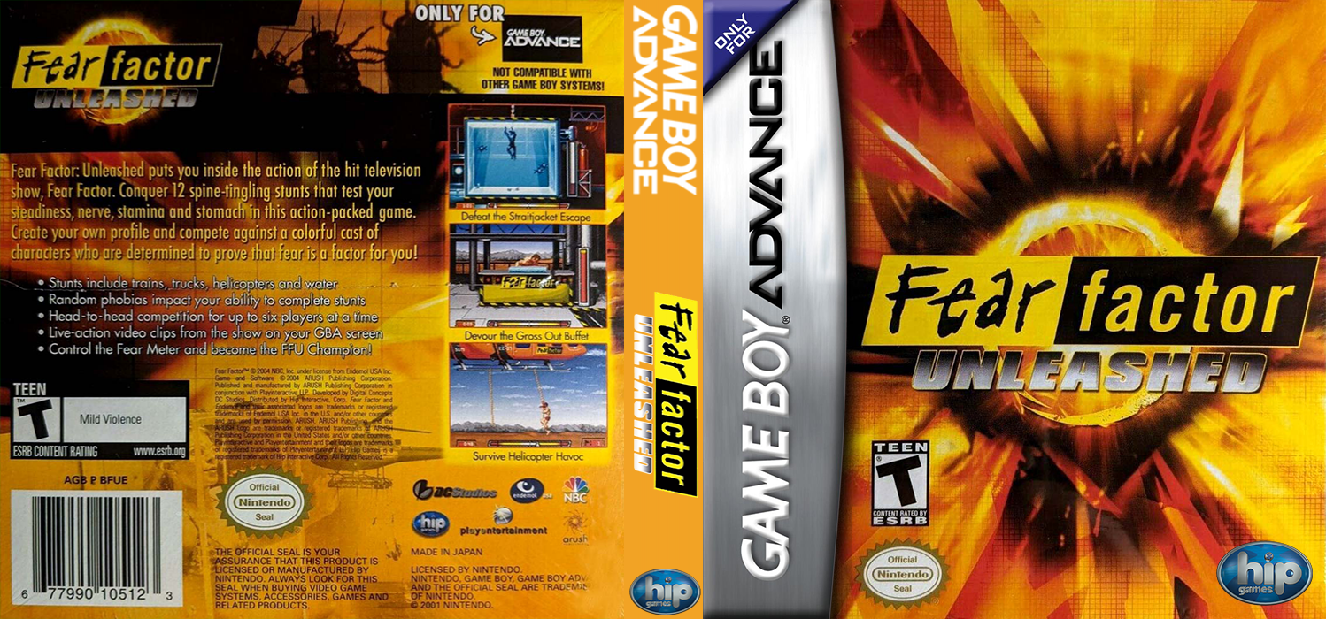 Fear Factor Unleashed — box-texture (US)
