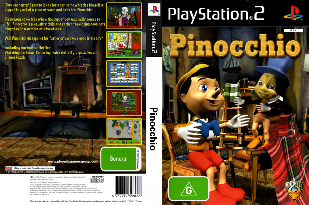 Pinocchio — box-texture (AU)