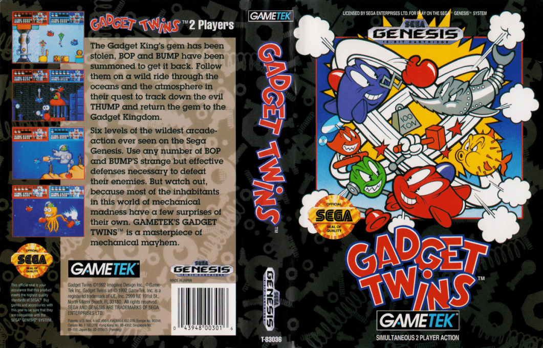 Gadget Twins, The — box-texture (US)