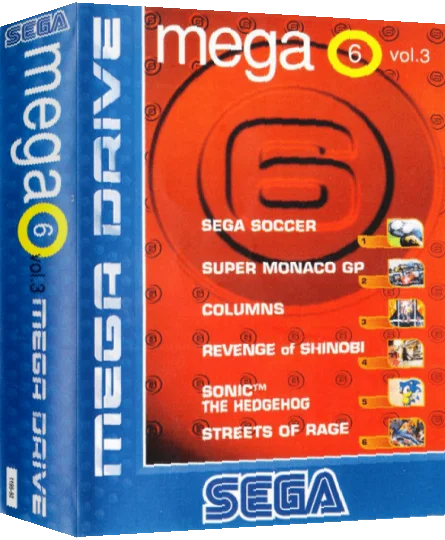 Mega 6 Vol. 3 — box-3D (EU)