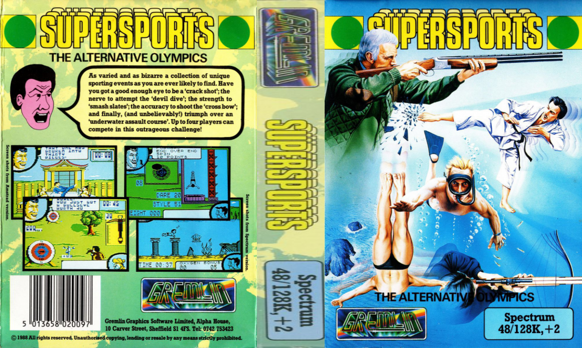 Super Sports - The Olympic Challenge — box-texture (EU)