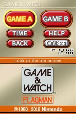 Game and Watch - Flagman — sstitle (WOR)