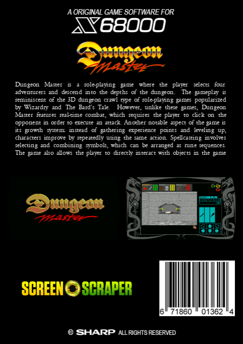 Dungeon Master — box-2D-back (SS)