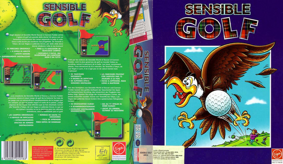 Sensible Golf — box-texture (EU)