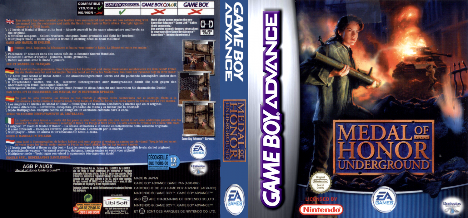 Medal Of Honor - Underground — box-texture (EU)