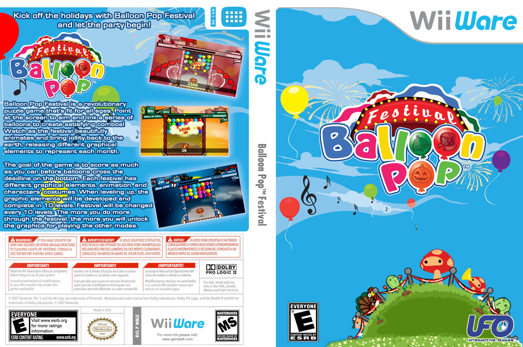 Balloon Pop Festival — box-texture (US)
