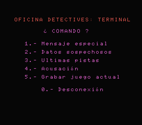 Profesion Detective — ss (SP)