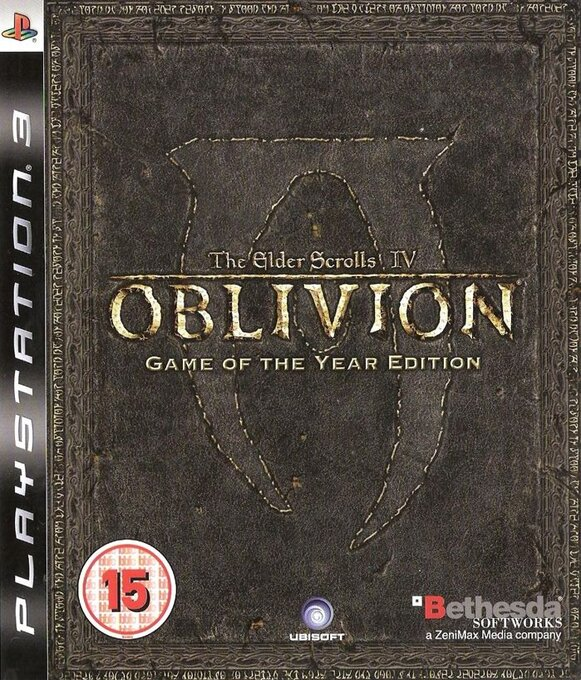 Elder Scrolls 4 - Oblivion Edition Jeu De L'annee, The — box-2D (UK)