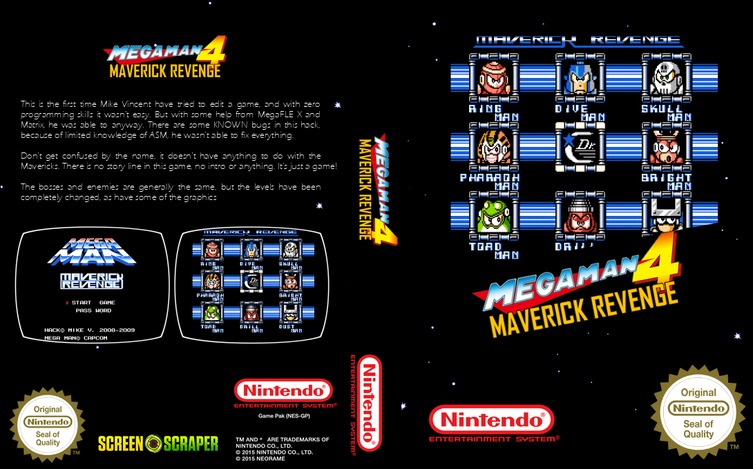 MegaMan IV : Maverick Revenge — box-texture (SS)