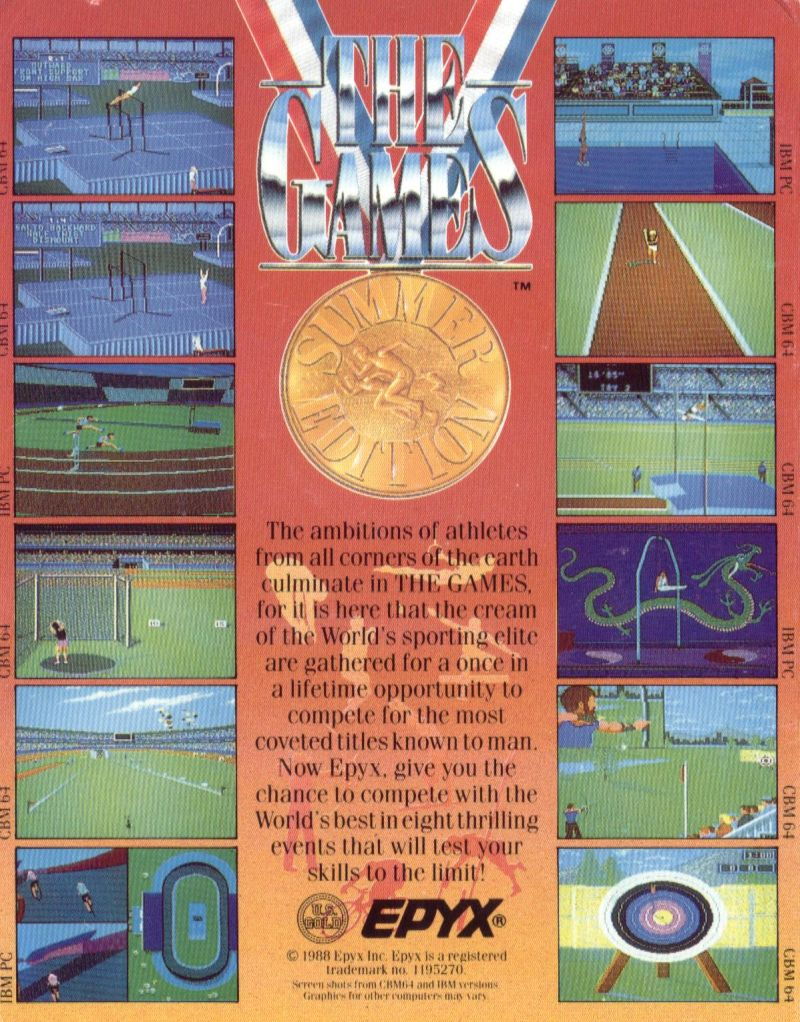Games - Summer Edition, The — box-2D-back (EU)