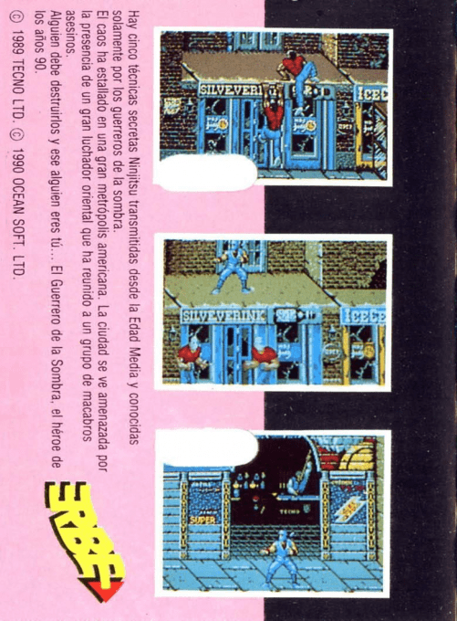Shadow Warriors — box-2D-back (SP)