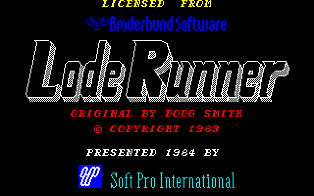 Lode Runner — sstitle (JP)