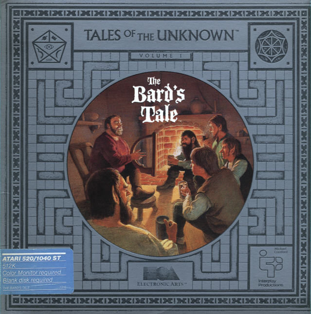 Bard's Tale, The box art