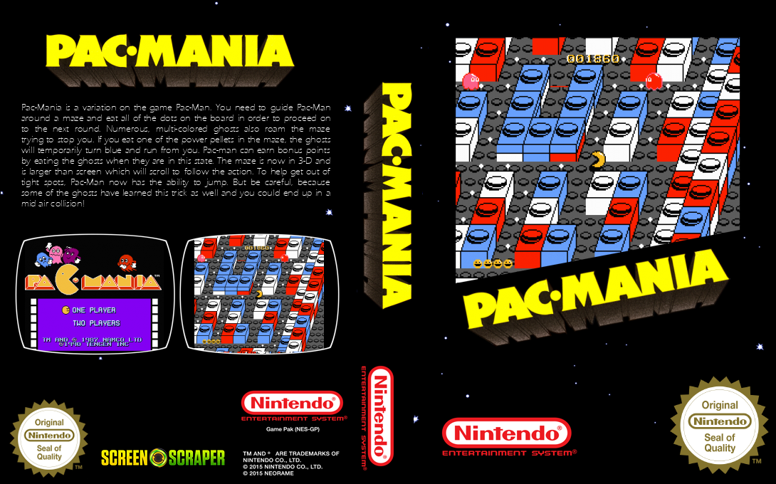 Pac-Mania — box-texture (SS)