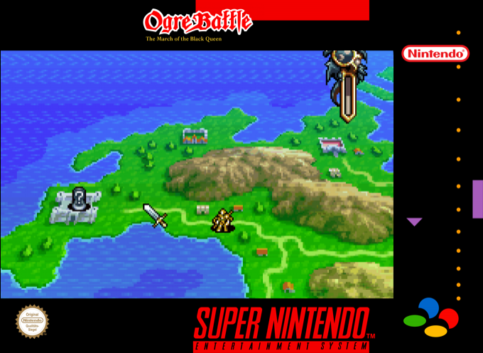Ogre Battle - The March Of The Black Queen — box-2D (SS)