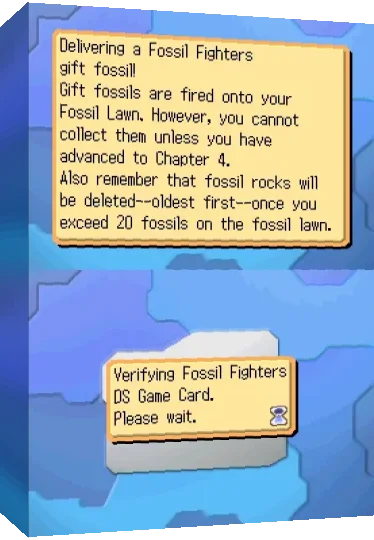 Fossil Fighters - Gift Fossil - Fire — box-3D (US)