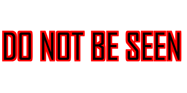 Do Not Be Seen — wheel-hd (SS)