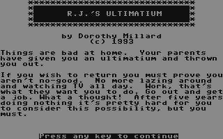 Rj's Ultimatum — sstitle (WOR)