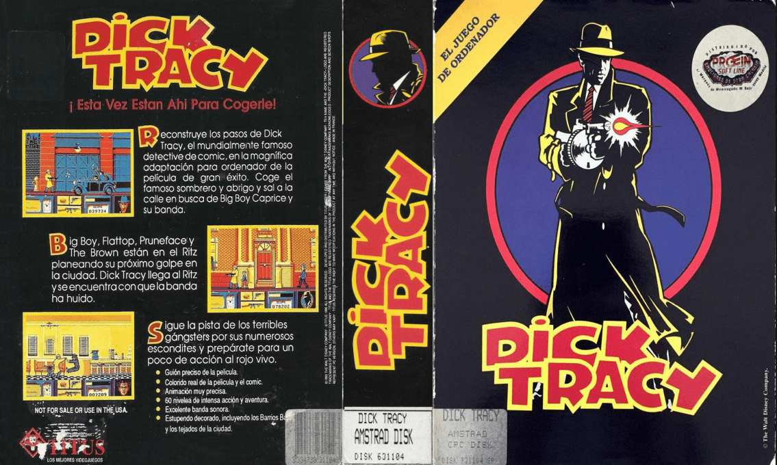 Dick Tracy — box-texture (SP)