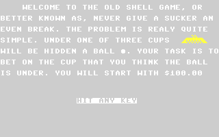 Old Shell Game — sstitle (WOR)